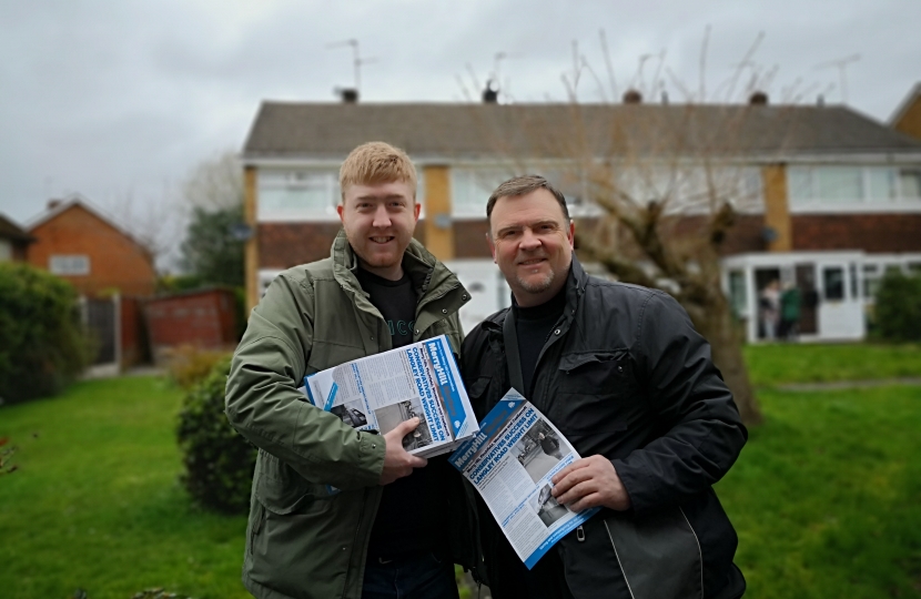 Cllr Simon Bennett and Cllr Chris Haynes